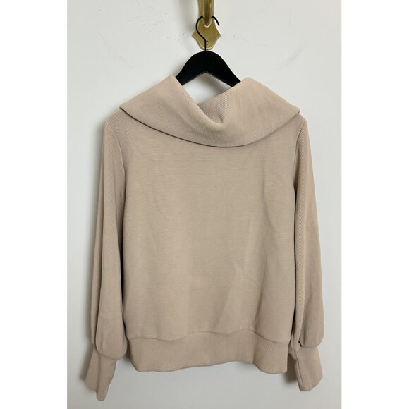 VARLEY Vine Ottoman Half Zip Pullover in Taupe Marl Size XX-Small - Picture 11 of 16